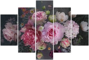 Tablou - Flori de grădină (150x105 cm)