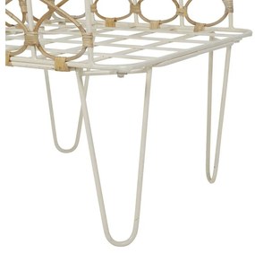 Scaun din metal si rattan, Roseraie