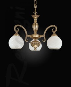 Candelabru din alama cu 3 brate design italian 8500