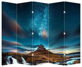 Paravan - Calea lactee alabastră (210x170 cm)