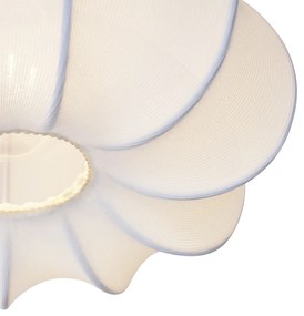 Plafonieră Japandi albă 27cm - Plu Asyesha
