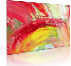 Tablou pe sticlă cu abstracție - pictura (70x50 cm)