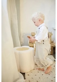 Taburet Childhome FLOWER d. 35 cm crem