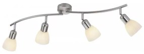 JUST LIGHT. 11954-55 - Plafonieră spot KARO 4xE14/40W/230V crom mat