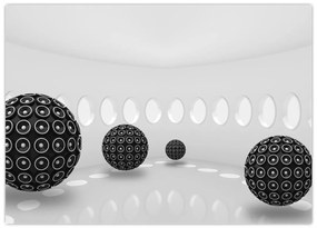 Tablou pe sticlă - Contrast (70x50 cm)