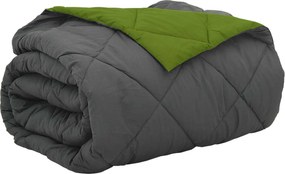 vidaXL Pilotă de vară Verde și Antracit 240 x 200 cm Microfibră