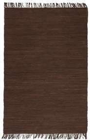 Covor Chindi tesut manual, bumbac, 160x230 cm, maro Maro, 160 x 230 cm