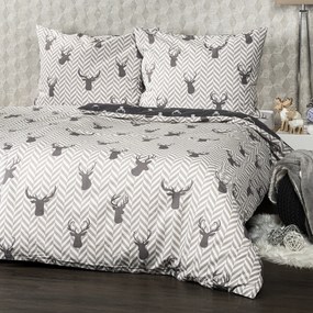 Lenjerie bumbac 4Home Reindeer, 160 x 200 cm, 70 x 80 cm, 160 x 200 cm, 70 x 80 cm