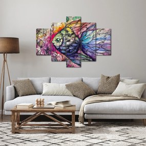 Tablou - Peștișorul colorat (150x105 cm)