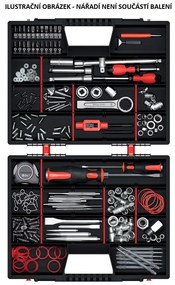 Organizator cu două case 49 × 39 × 13 cm, negru