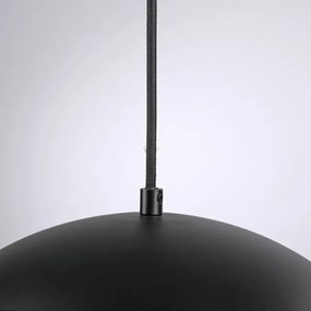 Schöner Wohnen 11728-18 - Lampă suspendată ALI pe cablu, 1xE27/25W/230V, Ø 38 cm, negru