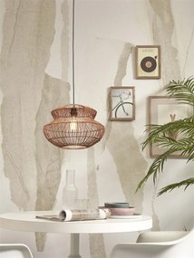 Lustra/Pendul eco din ratan Zanzibar round 40cm, nat