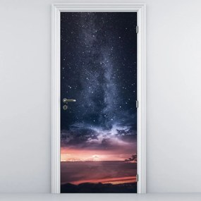 Fototapet pentru ușă - Cerul înstelat (95x205cm)