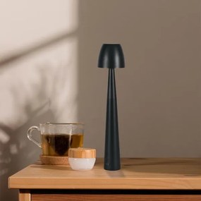 Lampă LED tactilă reîncărcabilă dimabilă de masă LED/3W/5V 3000-6000K negru