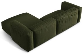 Colțar modular verde (cu colț pe partea dreaptă) Martina – Micadoni Home
