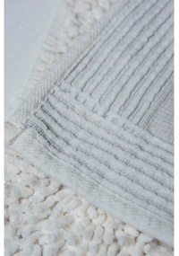 SET 2x covoraș pentru baie STONE 60/100 cm alb