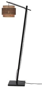 Lampa de podea eco din bambus Bhutan S 25x20, negru/ natur