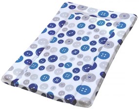 Saltea infasat M, 38x70 cm, Blue Button