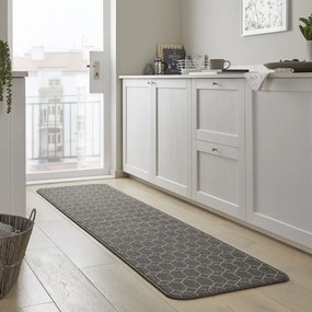 Covor tip traversă gri închis lavabil 57x230 cm Argyll – Flair Rugs