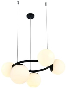 💡 Pendul N6805/5 – Contrast Elegant în Negru și Alb
