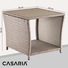 Deuba Masa ratan Vedis 45x45x40cm - crem