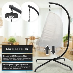 Scaunul suspendat MIADOMODO, de culoare bej