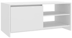 809827 vidaXL Măsuță de cafea, alb, 102x50x45 cm, lemn prelucrat