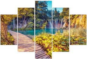 Tablou - Lacurile Plitvice, Croația (150x105 cm)