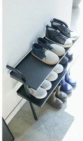 Pantofar pentru copii negru din metal Tower – YAMAZAKI