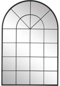 Oglindă de perete cu ramă metalică neagră Westwing Collection Clarita, 60 x 90 cm