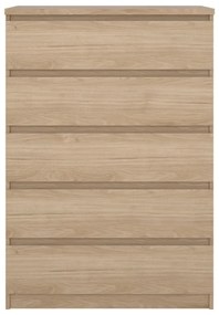 Comodă în culoare naturală cu aspect de lemn de stejar 77x111x50 cm Naia – Tvilum