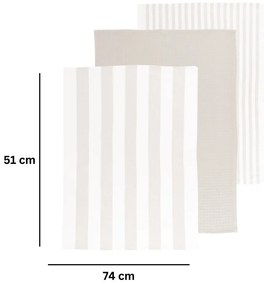 Prosoape de vase 3 buc. din bumbac 51x74 cm Marra – Tiseco Home Studio
