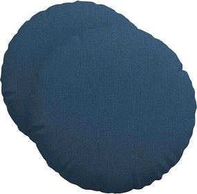 vidaXL Perne de Șezut 2 pcs albastru Ø50 x 19 cm țesătură
