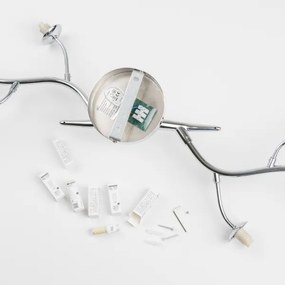 Lustră LED aplicată Brilagi MISTEL 6xG9/3W/230V crom lucios/fumuriu