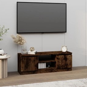 823355 vidaXL Comodă TV cu ușă, stejar fumuriu, 102x30x36 cm