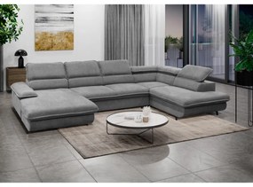 Coltar Living Extensibil MANTY U Gri Dreapta