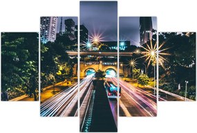 Tablou - Oraș de noapte (150x105 cm)