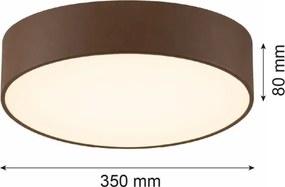 Argon 7297 - Plafonieră DARLINGOS, 2xE27/15W/230V, Ø 35 cm, maro