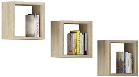 Set rafturi de perete Kenzo (stejar sonoma). 1068835