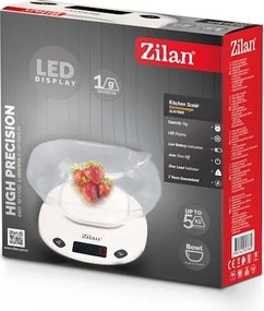 Cantar alimentar Zilan ZLN7880 Alb, capacitate maxim 5 kg, ecran digital, oprire automata