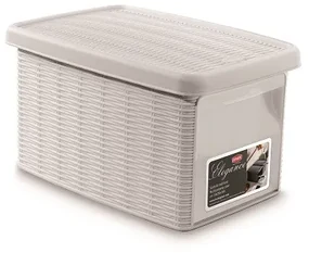 Cutie universala cu deschidere Stefanplast Elegance M, 15L, alba 646617
