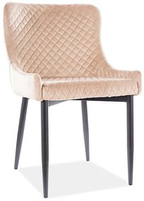 Scaun de sufragerie Casandra (Bej + Negru). Promo -6%. 1050049