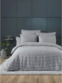Set lenjerie pat 162ELR4132, gri, bumbac/poliester, 200x220 cm, cu cea