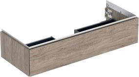 Dulap baza suspendat Geberit One nuc american Hickory 120 cm