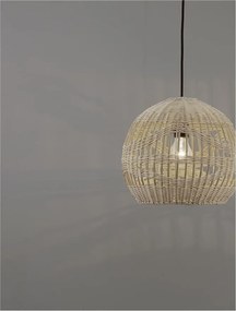 Lustra / Pendul modern design natural ratan MARLO D-30cm