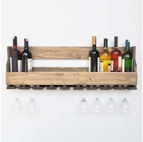 Suport pentru vin Nupati 4 (Nuc) . 1096146