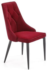 Scaun de bucaterie Marien, visiniu / negru