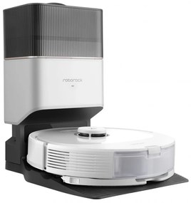 Robot aspirator Roborock Q8 max+ Q8MP02-00, 59W, Wi-Fi, Control vocal, 5500 Pa, Curatare uscata si umeda, Autonomie pana la 240 min, Alb/Negru