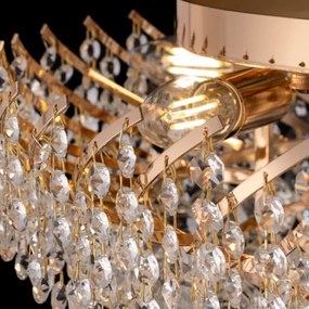 Plafonieră Maytoni DIA120-09-G KAROLINA 9xE14/40W/230V