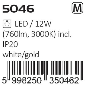 Lustra aplicata cu 2 spoturi LED Solange 5046 RX